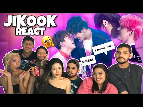 AMIGOS REAGINDO A JIKOOK PELA PRIMEIRA VEZ | REACTION JIKOOK FIRST TIME | Bryan Gomes