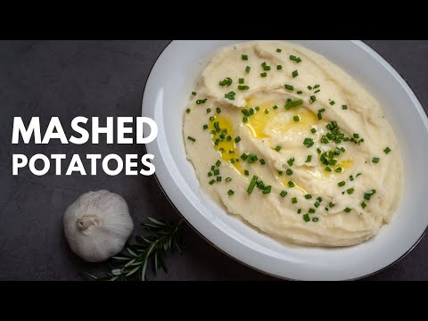 How To Make Mashed Potatoes | Mashed Potatoes Recipe with Garlic & Rosemary Butter