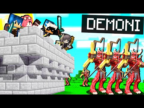 L'INVASIONE DEI DEMONI NELLA VITA IN CITTÀ 2 - MINECRAFT Ep. 77