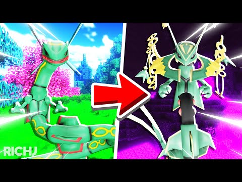 HOW TO CATCH AND MEGA EVOLVE LEGENDARY RAYQUAZA POKEMON! - Minecraft Pixelmon Reforged 8.0