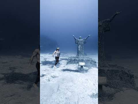Freedive to Christ of the Sailors ( Abyss )  - 36 meters / 118 feet underwater