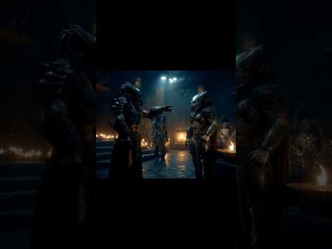 PREDATOR YAUTJA KING 👑 | Clan Showdown on the Sacred Ground | #predator #predatorbadlands #ai #lore