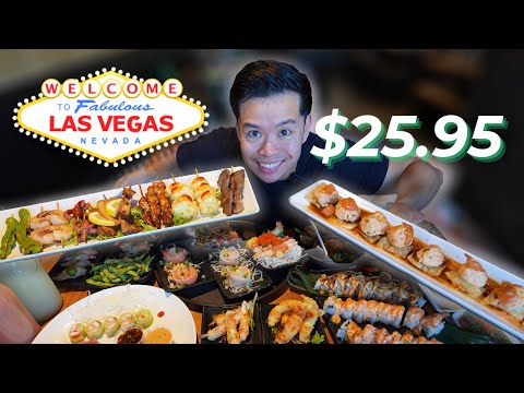 Why Locals LOVE This ALL YOU CAN EAT Sushi Buffet In Las Vegas...