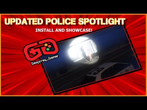 *UPDATED* Spotlight Mod | MUST HAVE | Install and Showcase | GTA V | LSPDFR