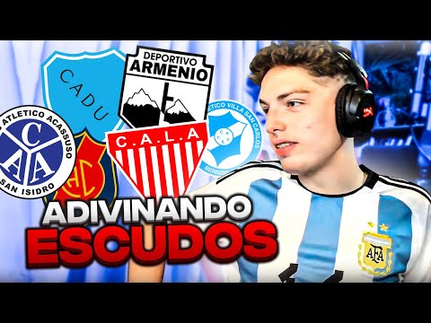 ADIVINANDO 100 ESCUDOS DEL FUTBOL ARGENTINO - CUANTOS CONOZCO?