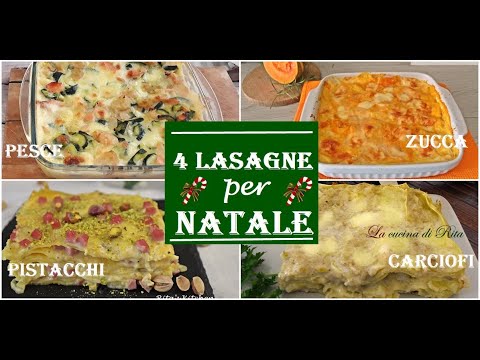 4 LASAGNE PER NATALE