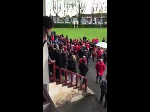 Biarritz vs Béziers Rugby fight