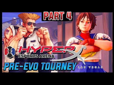 SFV Part 4 - 2019 Pre-Evo Tournament Ft. RobTV, Caba, Kusanagi  @ HyperX eSports Arena LV