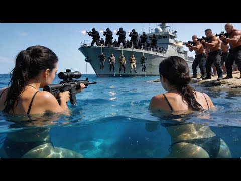 Epic Action Movie: Special Ops hide underwater to AMBUSH an entire battalion of enemies.