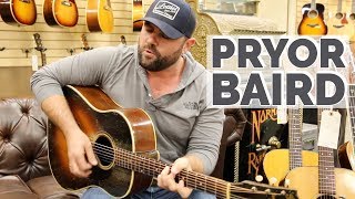 Pryor Baird playing a 1942 Gibson Banner Southern Jumbo at Norman's Rare Guitars