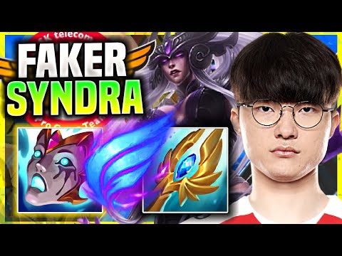 FAKER TRIES SYNDRA WITH NEW ITEMS! - T1 Faker Plays Syndra Mid vs Lucian! | Season 11
