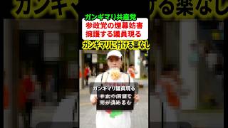 参政党への煙幕妨害を正当な表現と擁護するガンギマリ議員が現るw