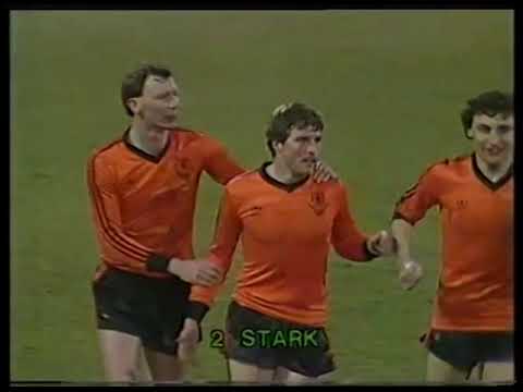 07/03/1984 European Cup Quarter Final 1st leg RAPID VIENNA v DUNDEE UNITED