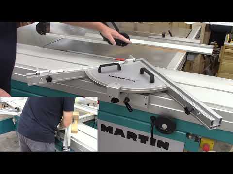 Cutting Extreme Angles on the Sliding Tablesaw - Martin Mitre-X