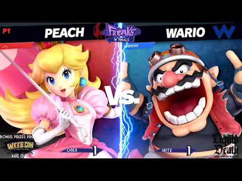 WF | Skitz (Wario) vs Orex (Peach) | FREAKS IRL SMASH @ FREE PLAY ARCADE RICHARDSON 18 ft LOTS OF TA