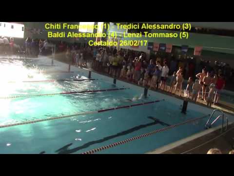 Chiti F. - Tredici A. - Baldi A. - Lenzi T. 100SL (Es.A Masc.) - Certaldo 26/02/2017