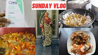 SUNDAY IN A NIGERIAN HOME| HOW TO COOK CURRY SAUCE| GRWM| SUNDAY ROUTINE.