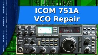 Ham Radio - Repair of the PLL in an ICOM 751A.