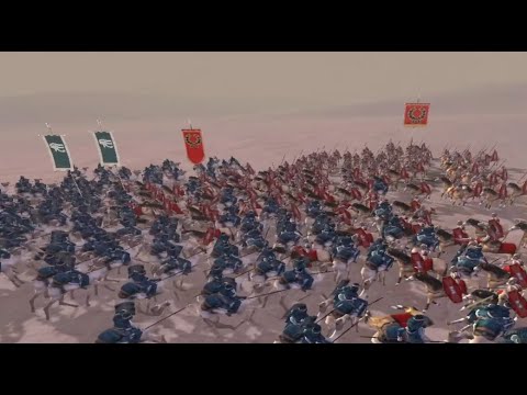Numidian Camels vs Roman Praetorian Cavalries - Rome Total War