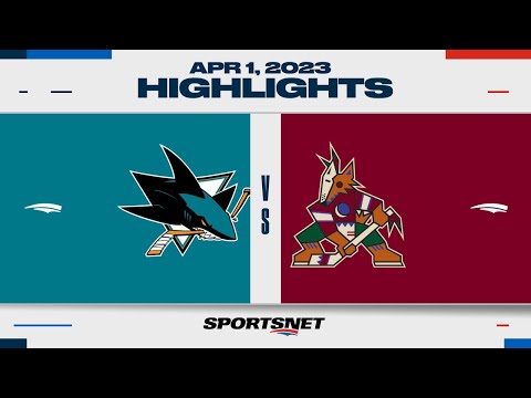NHL Highlights | Sharks vs. Coyotes - April 1, 2023
