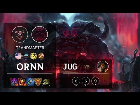 Ornn Jungle vs Jarvan IV - NA Grandmaster Patch 10.5