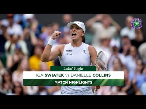 In fine form! | Iga Swiatek vs Danielle Collins | Highlights | Wimbledon 2025