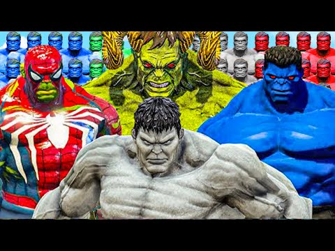 The Different Personalities of the Hulk | Lucifer Hulk vs Hulk || Red & Blue & Grey & Yellow Hulk