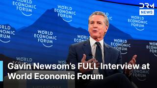 FULL DISCUSSION: Gavin Newsom Slams Trump’s Authoritarianism in Explosive WEF Interview | AC1G