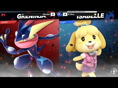 TSL 207 SSBU Losers Finals - Stroder (Greninja) vs B-Rice (Isabelle)