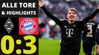 Lennart Karl scores again! Borussia Mönchengladbach 0-3 FC Bayern Munich