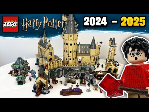 Combining EVERY LEGO Harry Potter MOST Detailed Hogwarts Castle Sets (2024 - 2025)