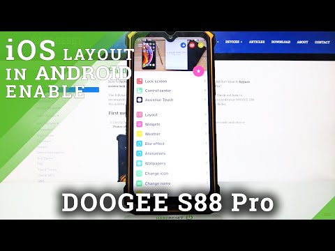 Install iOS Launcher – Apple Layout on DOOGEE S88 Pro