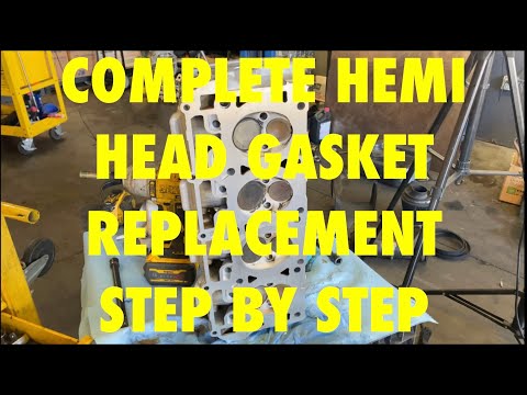 Dodge Charger Challenger Ram HEMI complete head gasket replacement instructional
