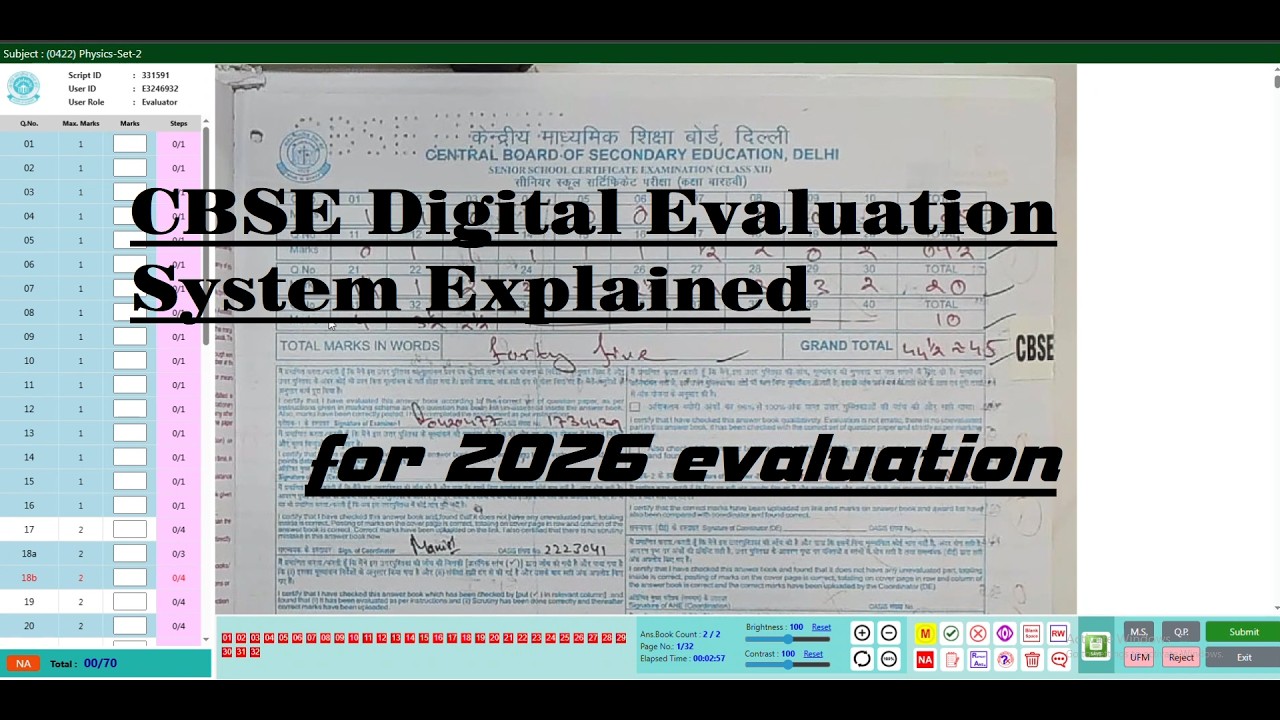 CBSE Digital Evaluation System Explained