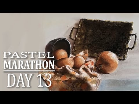 Soft Pastel Marathon - Day 13 | Still life in countryside style