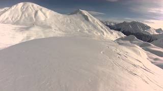 preview picture of video '1st Day @ Samnaun GoPro Powder Snowboarding'