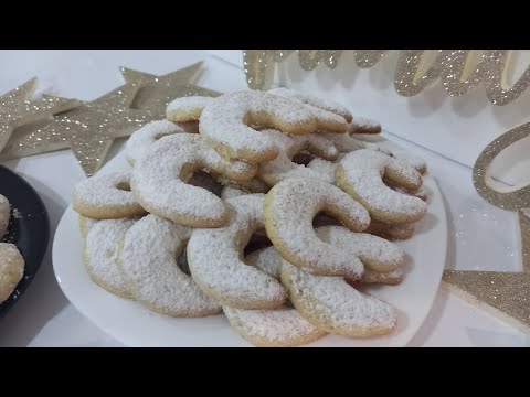 Praznične vanilice sa bademima-Vanilla with almonds