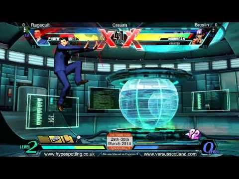 RageQuit vs Breslin UMvC3 Casuals Saltire Suite 27/01/14