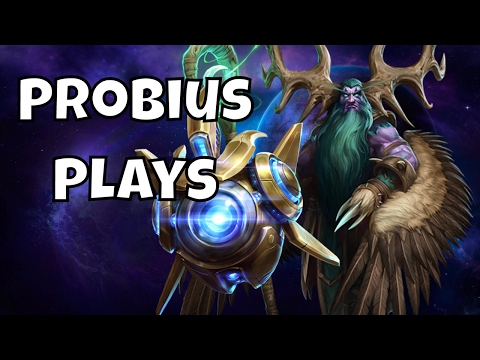 Probius Plays! Probius Saves the Game - Heroes of the Storm Team League w Kiyeberries