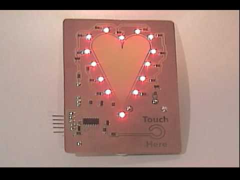 DIY Touch-Activated, Pulsating Valentine Heart