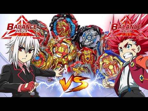 BALANCE vs BALANCE - SPRIGGAN vs ACHILLES | Beyblade Burst Evolution Battle