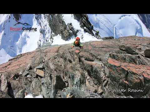 Halbe Breithorn Traverse Steilwand