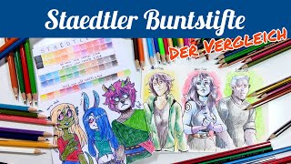 Wir vergleichen Buntstifte von Staedtler (noris club, noris color, ergo soft)