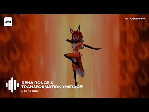 🐞 MIRACULOUS 🐾 | Rena Rouge's Transformation + Mirage! (S2-S4) | Instrumental
