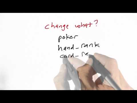 What To Change Design of Computer Programs