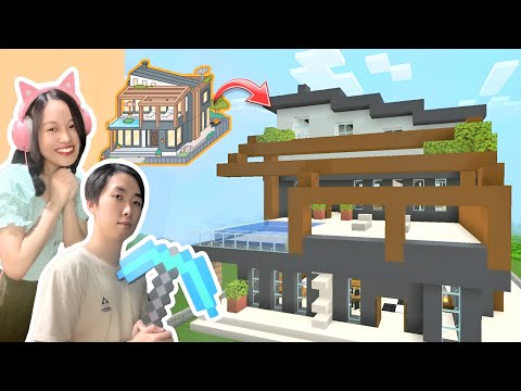 Fanny Tjandra - Build Battle House Toca Boca in Minecraft! [Minecraft Indonesia]