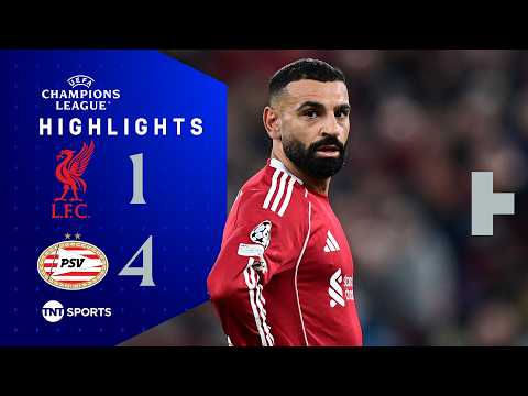 Slot & Liverpool Stunned At Anfield! 😮 | Liverpool 1-4 PSV | UEFA Champions League Highlights