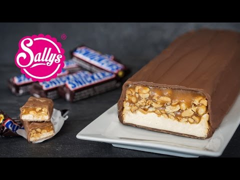Riesen Snickers Riegel / Giant Snickers Bar / Galileo Rezept / Sallys Welt