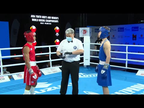 Kielce 2021 Session1A (M56kg) HORTA Saidel (CUB) vs LEVANKOU Kiryl (BLR)