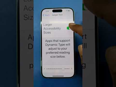 iPhone 15 large text size problem | iPhone text size big solution | iPhone 12/13/14/16 text size | #